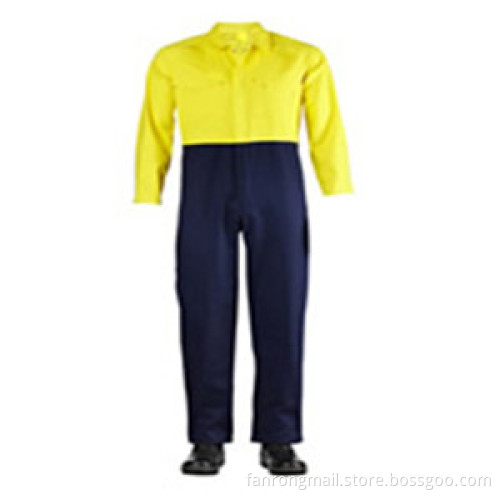 Hi Vis Two Tone Raglan Sleeve Coverall